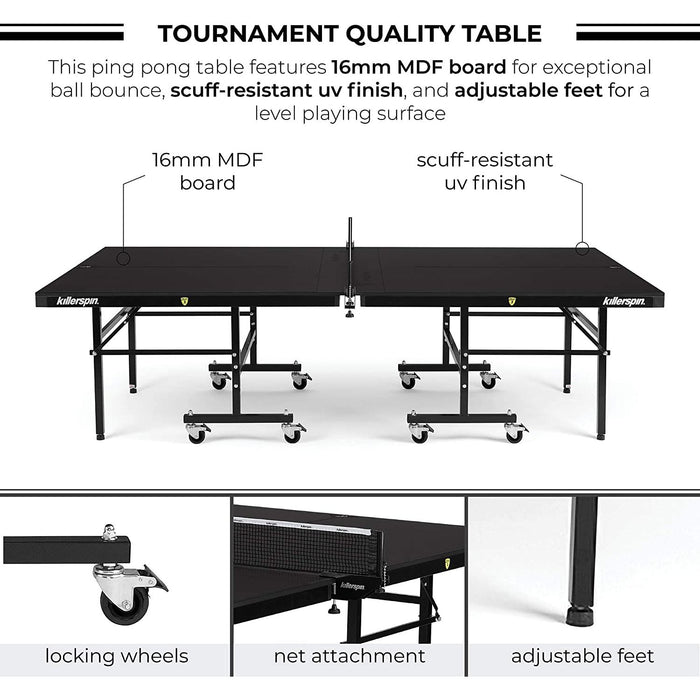 Killerspin MyT 415 Max Indoor Table Tennis Ping Pong Table